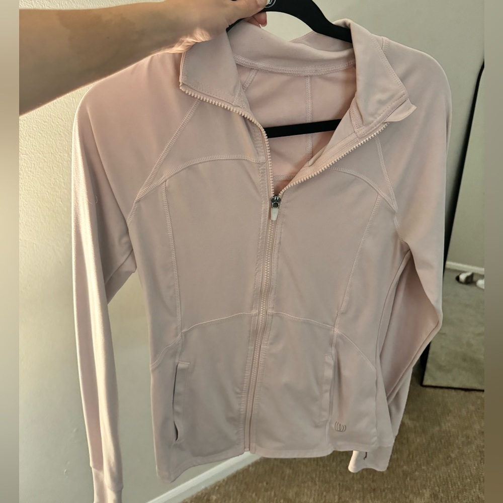 Pink zip up